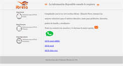 Desktop Screenshot of libreta.net