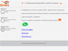 Tablet Screenshot of libreta.net
